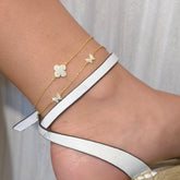 Flora Pave Anklet